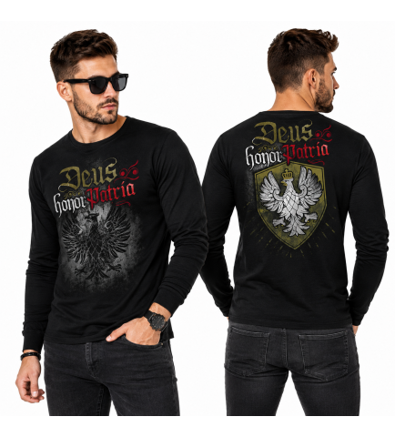 LONGSLEEVE PATRIOTYCZNY  DEUS HONOR PARTIE